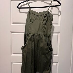 Olive Green Dress